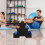 Dumbbell Rack Floor Bracket Black 8
