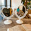 Cosmetic Mirror Desktop Antique Style 1 Piece 4