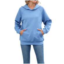 Women's Oversized Hoodie Solid Long Sleeve Pullover