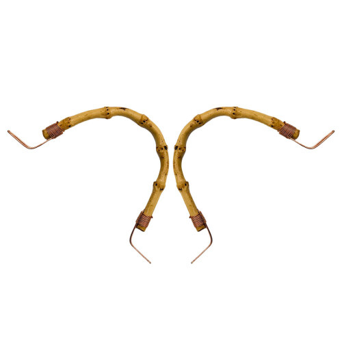 Bamboo Teapot Handle Replacement 2 Pieces 2