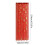 Red sheer Christmas curtains with gold tree pattern 108x52 3