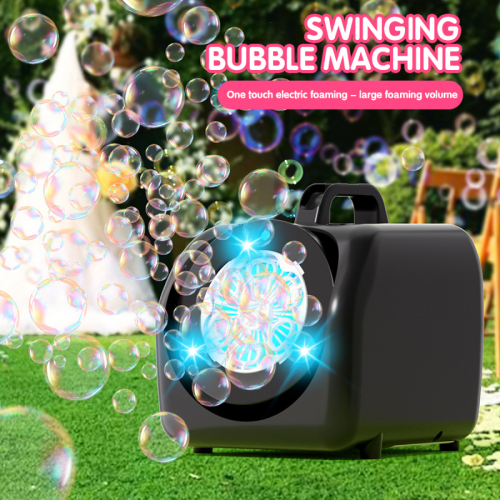 Automatic Bubble Machine Portable Stage Blower with Lights 2
