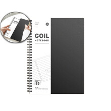 Spiral Notebook Soft Cover 120 Pages 9.8 x 7 Inches