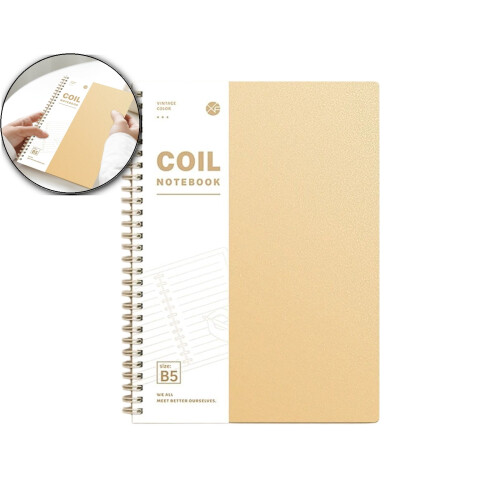 Spiral Notebook Soft Cover 120 Pages 9.8 x 7 Inches
