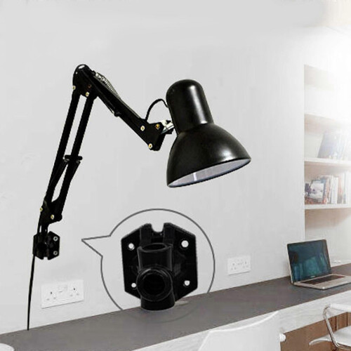 Adjustable Table Clamp Metal Holder for Lamps and Lights 1