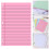 Lined Paper College Ruled 200 Sheets 3-Hole Punched Pink 2