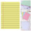 Lined Paper College Ruled 200 Sheets 3-Hole Punched Yellow 2