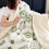 Warm Nap Double Layer Blanket Lambswool Taffeta Green 5