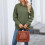 Women's Oversized Hoodie Solid Long Sleeve Kangaroo Pocket 5