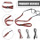Sports Glasses Strap Light Weight Adjustable 5 Pcs 4