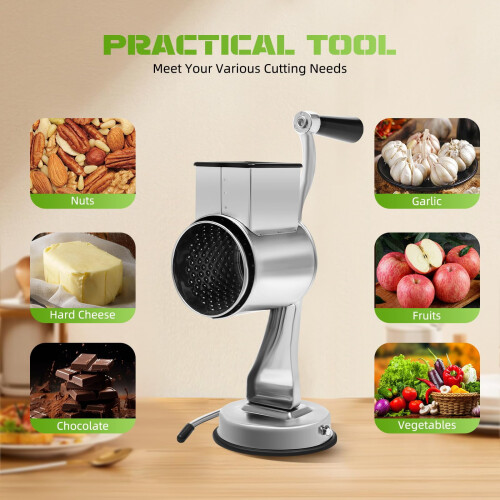 Commercial Vegetable Chopper with 5 Blades and Rotary 1