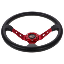 Universal Racing Steering Wheel 14 Inch PU Red
