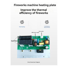 2X Panneau Chauffant à Étincelle Froide 220 V, Panneau de Remplacement de Contrôle de Température, Module de Plaque Chauffante