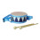 6 Inch Snare Drum Portable Percussion Instrument Blue 1