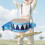 6 Inch Snare Drum Portable Percussion Instrument Blue 8