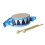 6 Inch Snare Drum Portable Percussion Instrument Blue 3