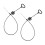 Recliner Lever D-Ring Aluminum Alloy 2 pcs 5