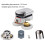 Adjustable Cabin Pulley Shower Door Rollers Upper and Bottom 6