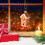 Glass Gingerbread House Ornament Handcrafted Candy Design 1 5