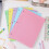Lined Paper College Ruled 200 Sheets 3-Hole Punched Pink 4