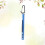 Fishing Thermometer Submersible Tool Blue 7.87 x 0.47 x 7