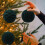 Green Flocked Christmas Balls 10 cm 2 pcs 5