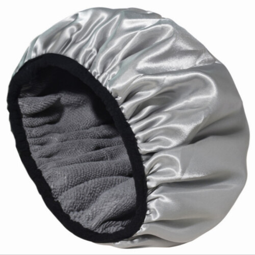 3-in-1 Sneldrogende Haarwikkel Badmuts Grey