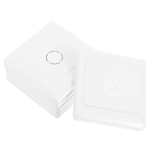 White Wall Access Panel Waterproof Junction Box Cover 6 pcs