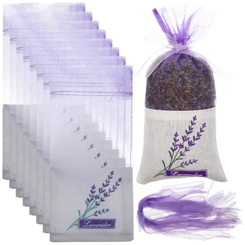 Lavender Scented Sachets Violet 30Pcs