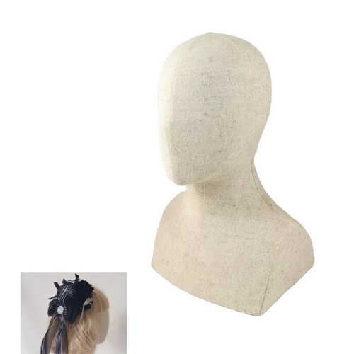 Professional Hat and Wig Display Mannequin Head with Wood 1