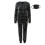 Women's Sequins 3-Piece Set Sweater Pencil Pants Top Silver 4
