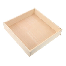 Wooden Sandbox for Toddlers Light Yellow