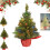 Pre-Lit Tabletop Christmas Tree Warm White LEDs PVC PE Tips 1