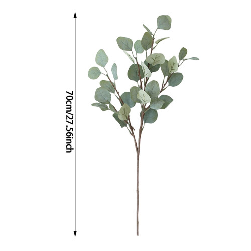 Artificial Eucalyptus Stems Brown 6 Pcs 27.56 Inch 1