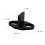 Black Adjustable Floor Guide for Sliding Barn Door Carbon 2