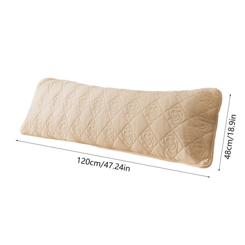 Double Pillowcase Extra Long Body Pillow Cover Quilted 2