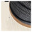 Black PET Insulated Braid Sleeve 1 Meter 3