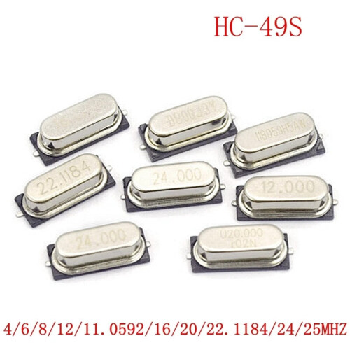 SMD Quartz Crystal Resonator HC49S 10 pcs 1