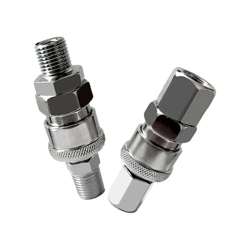 Quick Release Air Hose Fittings Coupler Connector Set 2 Pcs 2