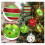 Mini Black White Glass Christmas Ornaments Glitter Stripe 6