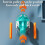 Karymi Ejection Dragonfly Toy Inertia-Driven Helicopter for 4
