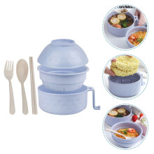 Decorative Ramen Bowl for Instant Noodles Microwave Use