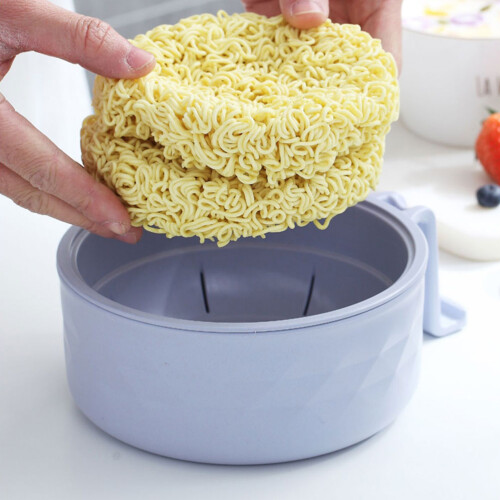 Decorative Ramen Bowl for Instant Noodles Microwave Use 2