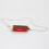 Swan Mini Harmonica Red 4-Hole 8-Tone Metal with Necklace 5