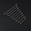 Stainless Steel Industrial Barbell Piercing 45mm 7