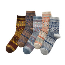 Men's Wool Work Socks Vintage Warm Thick Knit Boot Socks