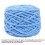 Knitted Chenille Yarn Skein Soft Fluffy Single Ply 165g 5