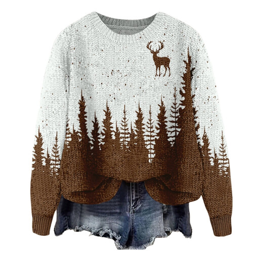 Winter Themed Knit Sweater