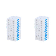 96 Count Flushable Toilet Refills, Disposable Toilet Bowl Paper Bulk, Flushable Toilet Brush Refill Pads for Toilet