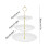 Plastic 3-Tier Cake Stand Set 4-Piece 2